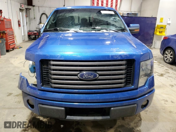 2011 Ford F-150 XL with VIN 1FTFW1EF2BFA22545, listed as a Copart auction lot 82434504 with 153,284 mi miles and Salvage title. Bid and sale history available at DreamBid. Image 5.