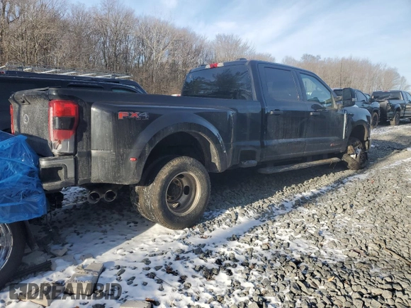 2023 Ford F-350 XL with VIN 1FT8W3DM2PED14021, listed as a Copart auction lot 87533355 with 86,991 mi miles and Salvage Title. Bid and sale history available at DreamBid. Image 3.