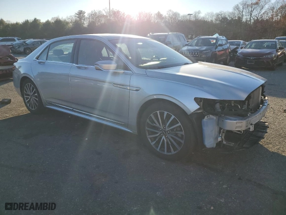 2017 Lincoln Continental Select with VIN 1LN6L9TK5H5608979, listed as a Copart auction lot 80383124 with 39,112 mi miles and Salvage Title. Bid and sale history available at carsss.com. Image 4.