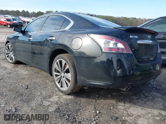 2014 Nissan Maxima S with VIN 1N4AA5AP0EC909054, listed as a IAAI auction lot 41581084 with 68,667 mi miles and . Bid and sale history available at DreamBid. Image 3.