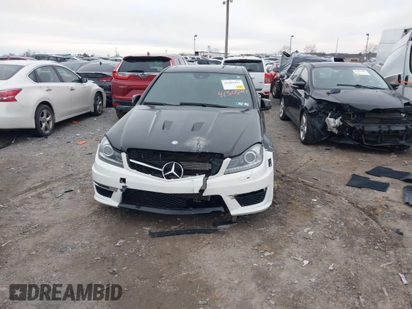 2012 Mercedes-Benz C 63 AMG with VIN WDDGF7HB2CA682282, listed as a IAAI auction lot 41505447 with 109,438 mi miles and . Bid and sale history available at carsss.com. Image 12.