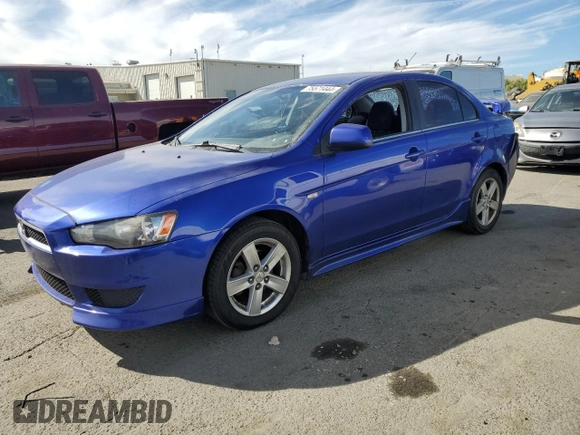 2008 Mitsubishi Lancer DE with VIN JA3AU26U08U034473, listed as a Copart auction lot 75571444 with 133,949 mi miles and Salvage Title. Bid and sale history available at carsss.com. Image 1.
