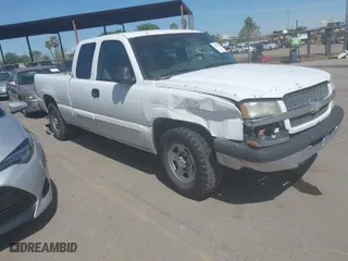 2003 Chevrolet Silverado 1500 LS with VIN 2GCEC19VX31124013, listed as a IAAI auction lot 41951895 with 1 mi miles. Bid and sale history available at carsss.com. Image 1.