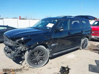 2019 Infiniti QX80 LUXE with VIN JN8AZ2NF6K9684428, listed as a IAAI auction lot 41639896 with 81,256 mi miles. Bid and sale history available at carsss.com. Image 18.