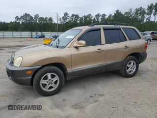 2004 Hyundai Santa Fe GLS with VIN KM8SC13E74U729488, listed as a Copart auction lot 71437274 with 117,383 mi miles and Salvage Title. Bid and sale history available at carsss.com. Image 1.