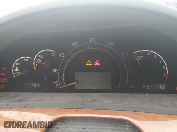 2004 Mercedes-Benz S-Class 4.3L with VIN WDBNG70JX4A398898, listed as a Copart auction lot 71103134 with 0 mi miles and Salvage Title. Bid and sale history available at carsss.com. Image 9.