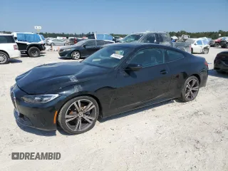 2023 BMW 4 Series 430i with VIN WBA53AP05PCM49687, listed as a Copart auction lot 72005384 with 4,642 mi miles and Salvage Title. Bid and sale history available at DreamBid. Image 1.