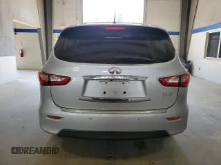 2013 Infiniti JX35 with VIN 5N1AL0MM4DC346349, listed as a Copart auction lot 54494605 with 186,729 mi miles and Salvage Title. Bid and sale history available at DreamBid. Image 6.