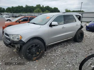 2013 Dodge Durango Crew with VIN 1C4RDJDG3DC613520, listed as a Copart auction lot 62261605 with Not provided miles and Salvage title. Bid and sale history available at DreamBid. Image 1.