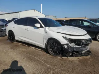 2023 Acura Integra w/A-Spec Technology Package with VIN 19UDE4H68PA800621, listed as a Copart auction lot 64047604 with 29,650 mi miles and Salvage Title. Bid and sale history available at carsss.com. Image 4.