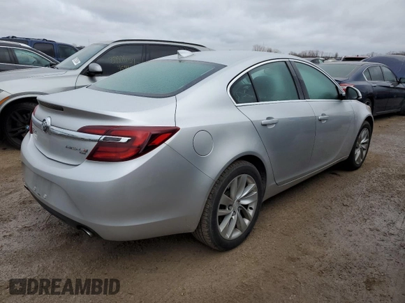 2017 Buick Regal with VIN 2G4GM5EX8H9100060, listed as a Copart auction lot 86883874 with 96,155 mi miles and Salvage Title. Bid and sale history available at carsss.com. Image 3.
