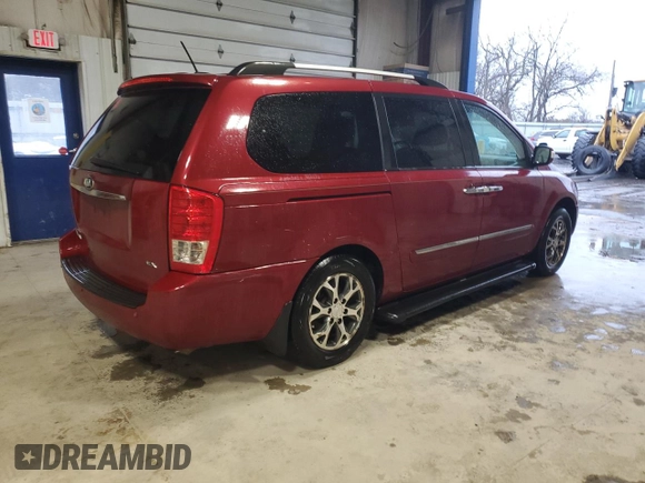 2014 Kia Sedona EX with VIN KNDMH4C76E6571930, listed as a Copart auction lot 47900095 with 156,506 mi miles and Clean Title. Bid and sale history available at carsss.com. Image 3.