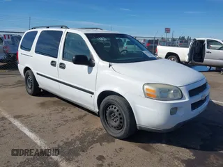 2007 Chevrolet Uplander LS Fleet with VIN 1GNDV23W07D218108, listed as a IAAI auction lot 41637466 with 211,909 mi miles. Bid and sale history available at carsss.com. Image 1.