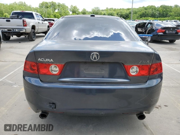 2005 Acura TSX with VIN JH4CL96905C009980, listed as a Copart auction lot 58100525 with 274,759 mi miles and Clean title. Bid and sale history available at DreamBid. Image 6.