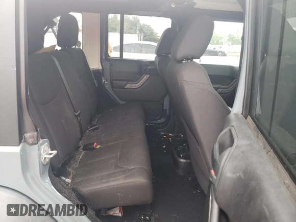 2015 Jeep Wrangler Unlimited Sport with VIN 1C4BJWDGXFL551284, listed as a Copart auction lot 56905935 with 155,988 mi miles and Salvage title. Bid and sale history available at DreamBid. Image 10.