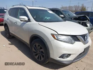 2016 Nissan Rogue SL with VIN 5N1AT2MT9GC829892, listed as a IAAI auction lot 41736503 with 128,701 mi miles. Bid and sale history available at carsss.com. Image 1.