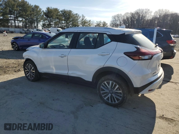 2022 Nissan Kicks SV with VIN 3N1CP5CV9NL488889, listed as a Copart auction lot 45925145 with 10,439 mi miles and Salvage Title. Bid and sale history available at DreamBid. Image 2.