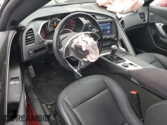 2016 Chevrolet Corvette 1LT with VIN 1G1YA2D78G5116815, listed as a Copart auction lot 47395335 with 18,278 mi miles and Salvage Title. Bid and sale history available at carsss.com. Image 8.