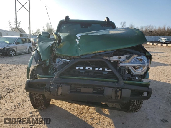 2024 Ford Bronco Outer Banks with VIN 1FMDE8BHXRLB04524, listed as a Copart auction lot 87458424 with 837 mi miles and Salvage Title. Bid and sale history available at DreamBid. Image 5.