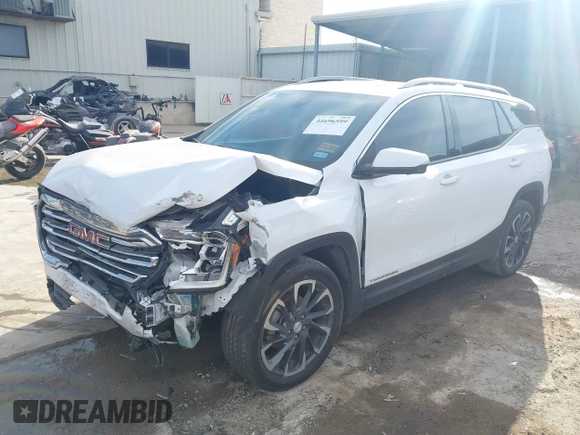 2022 GMC Terrain SLT with VIN 3GKALPEV0NL224814, listed as a IAAI auction lot 41696599 with 65,930 mi miles. Bid and sale history available at carsss.com. Image 16.