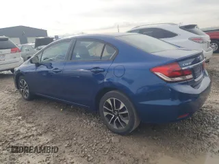 2014 Honda Civic Sedan EX with VIN 19XFB2F88EE066016, listed as a Copart auction lot 51617565 with 0 mi miles and Salvage Title. Bid and sale history available at carsss.com. Image 2.