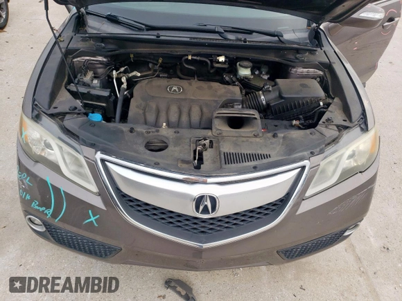 2013 Acura RDX Technology with VIN 5J8TB3H57DL016503, listed as a Copart auction lot 53882675 with 198,949 mi miles and Salvage title. Bid and sale history available at DreamBid. Image 11.