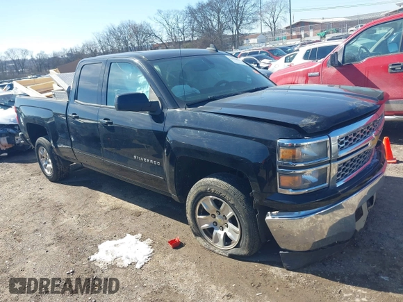 2015 Chevrolet Silverado 1500 LT with VIN 1GCRCREH3FZ206158, listed as a IAAI auction lot 41610695 with 182,692 mi miles. Bid and sale history available at carsss.com. Image 1.