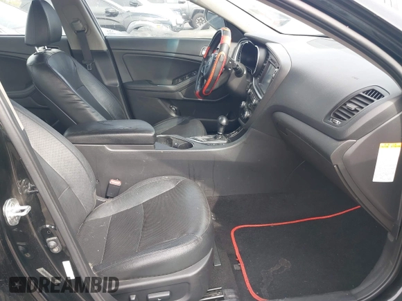 2015 Kia Optima Hybrid EX with VIN KNAGN4ADXF5080070, listed as a IAAI auction lot 41666446 with 119,845 mi miles. Bid and sale history available at carsss.com. Image 5.