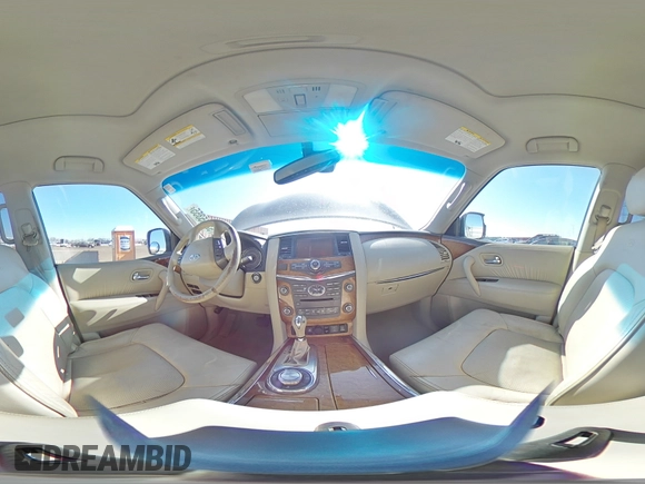 2014 Infiniti QX80 with VIN JN8AZ2NC0E9351135, listed as a Copart auction lot 52055355 with 0 mi miles and Salvage Title. Bid and sale history available at carsss.com. Image 14.