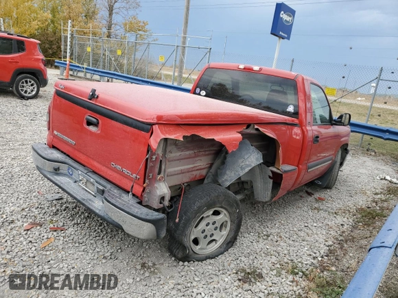 2003 Chevrolet Silverado 1500 with VIN 1GCEC14V53Z320200, listed as a Copart auction lot 76788394 with 95,195 mi miles and Salvage Title. Bid and sale history available at carsss.com. Image 3.