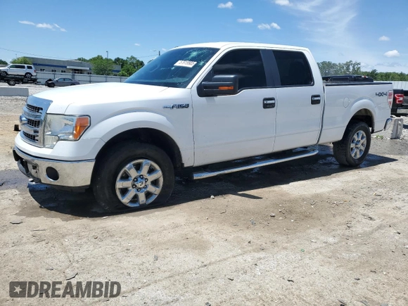 2013 Ford F-150 XL with VIN 1FTFW1EF8DFA22715, listed as a Copart auction lot 57919985 with 243,124 mi miles and Salvage title. Bid and sale history available at DreamBid. Image 1.