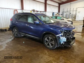 2017 Nissan Rogue SV with VIN 5N1AT2MV7HC858990, listed as a Copart auction lot 55494495 with 108,589 mi miles and Salvage title. Bid and sale history available at DreamBid. Image 4.