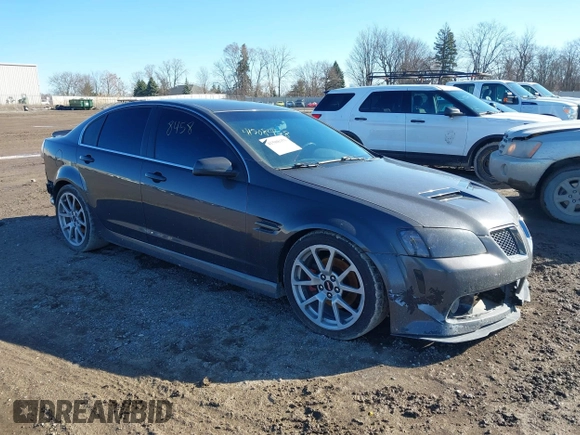 2008 Pontiac G8 GT with VIN 6G2EC57Y08L129427, listed as a IAAI auction lot 41508458 with 239,187 mi miles. Bid and sale history available at carsss.com. Image 1.