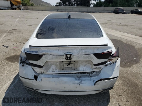 2020 Honda Accord Sport with VIN 1HGCV2F33LA022585, listed as a Copart auction lot 61072845 with Not provided miles and Salvage title. Bid and sale history available at DreamBid. Image 6.