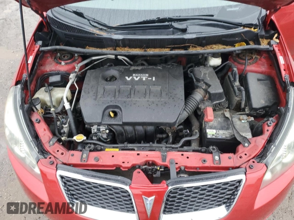 2009 Pontiac Vibe w/1SA with VIN 5Y2SP67889Z469025, listed as a Copart auction lot 83893104 with 282,896 mi miles and Salvage Title. Bid and sale history available at carsss.com. Image 11.