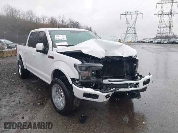 2019 Ford F-150 XL with VIN 1FTEW1E58KFC00154, listed as a IAAI auction lot 41051975 with 57,746 mi miles and . Bid and sale history available at DreamBid. Image 11.
