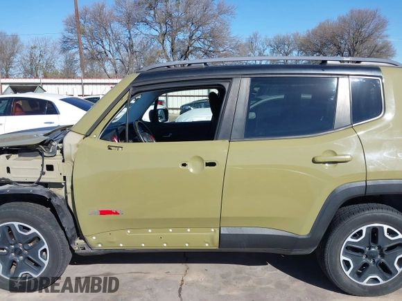 2015 Jeep Renegade Trailhawk with VIN ZACCJBCT6FPC11721, listed as a IAAI auction lot 41759053 with 95,499 mi miles and . Bid and sale history available at DreamBid. Image 15.