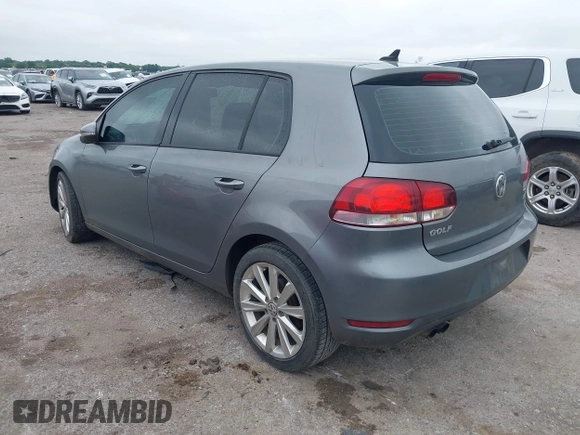 2013 Volkswagen Golf TDI w/Sunroof & Nav with VIN WVWNM7AJ3DW121845, listed as a IAAI auction lot 42414147 with 92,478 mi miles and . Bid and sale history available at DreamBid. Image 3.