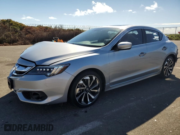 2017 Acura ILX w/Premium/A-SPEC Pkg with VIN 19UDE2F89HA010402, listed as a Copart auction lot 78102664 with 33,671 mi miles and Salvage Title. Bid and sale history available at carsss.com. Image 1.