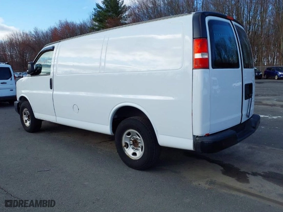 2016 Chevrolet Express Cargo Van with VIN 1GCWGAFF6G1216611, listed as a IAAI auction lot 41863805 with 125,195 mi miles. Bid and sale history available at carsss.com. Image 3.