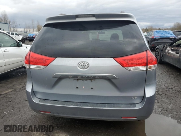 2014 Toyota Sienna LE AAS with VIN 5TDKK3DC3ES459861, listed as a Copart auction lot 47393485 with 144,520 mi miles and Salvage title. Bid and sale history available at DreamBid. Image 6.