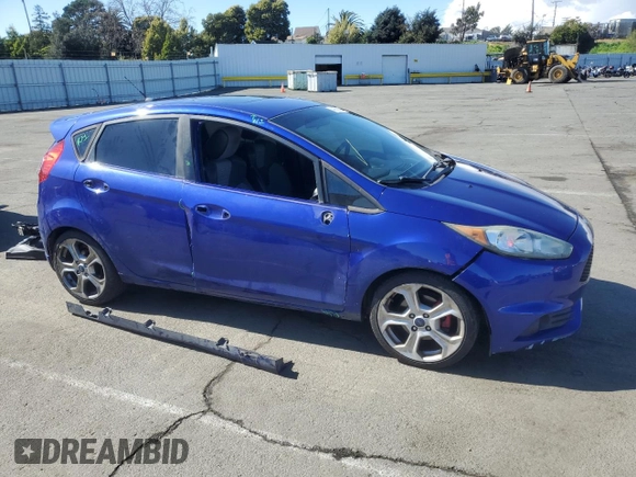 2015 Ford Fiesta ST with VIN 3FADP4GX8FM141823, listed as a Copart auction lot 49083365 with 119,135 mi miles and Salvage Title. Bid and sale history available at carsss.com. Image 4.