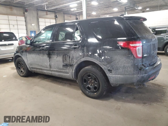 2014 Ford Utility Police Interceptor with VIN 1FM5K8AR2EGA23432, listed as a Copart auction lot 84722354 with 0 mi miles and Salvage Title. Bid and sale history available at carsss.com. Image 2.
