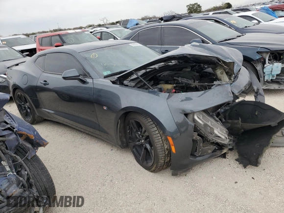 2019 Chevrolet Camaro 1LS with VIN 1G1FB1RX2K0142274, listed as a Copart auction lot 89107415 with 82,504 mi miles and Salvage Title. Bid and sale history available at carsss.com. Image 4.