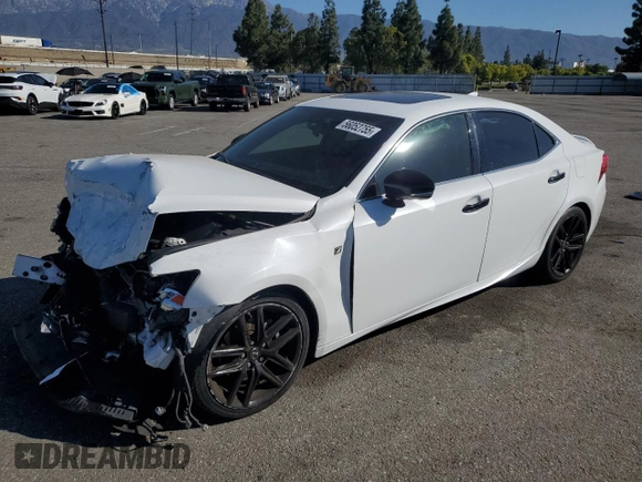 2015 Lexus IS 250 with VIN JTHBF1D26F5056902, listed as a Copart auction lot 56052755 with 153,316 mi miles and Salvage title. Bid and sale history available at DreamBid. Image 1.