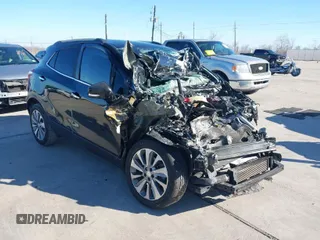 2019 Buick Encore Preferred with VIN KL4CJASB6KB752558, listed as a IAAI auction lot 41647299 with 1 mi miles. Bid and sale history available at carsss.com. Image 1.