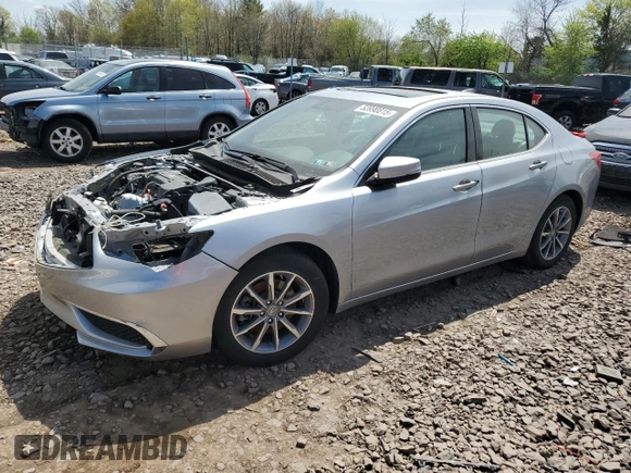 2019 Acura TLX with VIN 19UUB1F33KA004822, listed as a Copart auction lot 53990815 with Not provided miles and Salvage title. Bid and sale history available at DreamBid. Image 1.