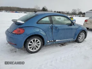 2017 Volkswagen Beetle 1.8T SE with VIN 3VWJ17AT4HM613635, listed as a Copart auction lot 46137025 with 40,494 mi miles and Salvage Title. Bid and sale history available at carsss.com. Image 3.