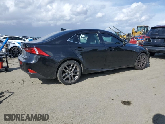 2014 Lexus IS 250 with VIN JTHBF1D2XE5033380, listed as a Copart auction lot 51100755 with 112,707 mi miles and Salvage Title. Bid and sale history available at DreamBid. Image 3.