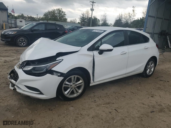 2017 Chevrolet Cruze LT with VIN 3G1BE6SM1HS579011, listed as a Copart auction lot 51214595 with 176,979 mi miles and Salvage Title. Bid and sale history available at carsss.com. Image 1.